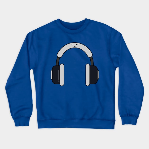 Headphones Crewneck Sweatshirt by WildSloths